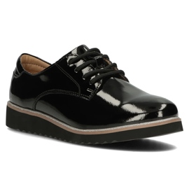 Filippo DP1514/24 Bk lædersko, sort 1