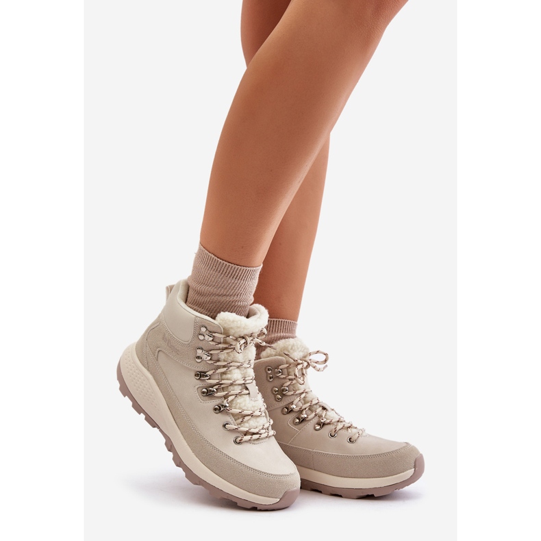 Lette lynlåsstøvler til kvinder Lee Cooper LCJ-24-03-3071 Lys beige 1