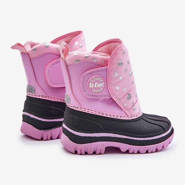 Velcro snestøvler til børn Lee Cooper LCJ-24-44-2863K Pink lyserød 2