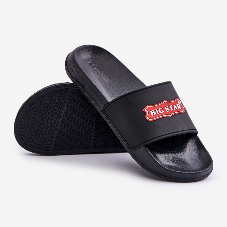 Flip-flops til mænd med Big Star Logo OO174028 Sort 2