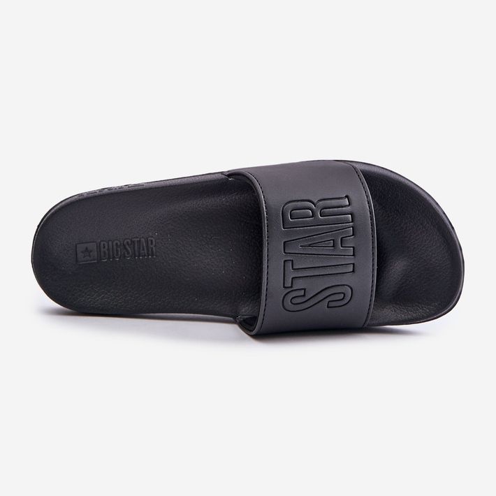 Lette flip-flops til mænd med Big Star Logo OO174030 Sort 2