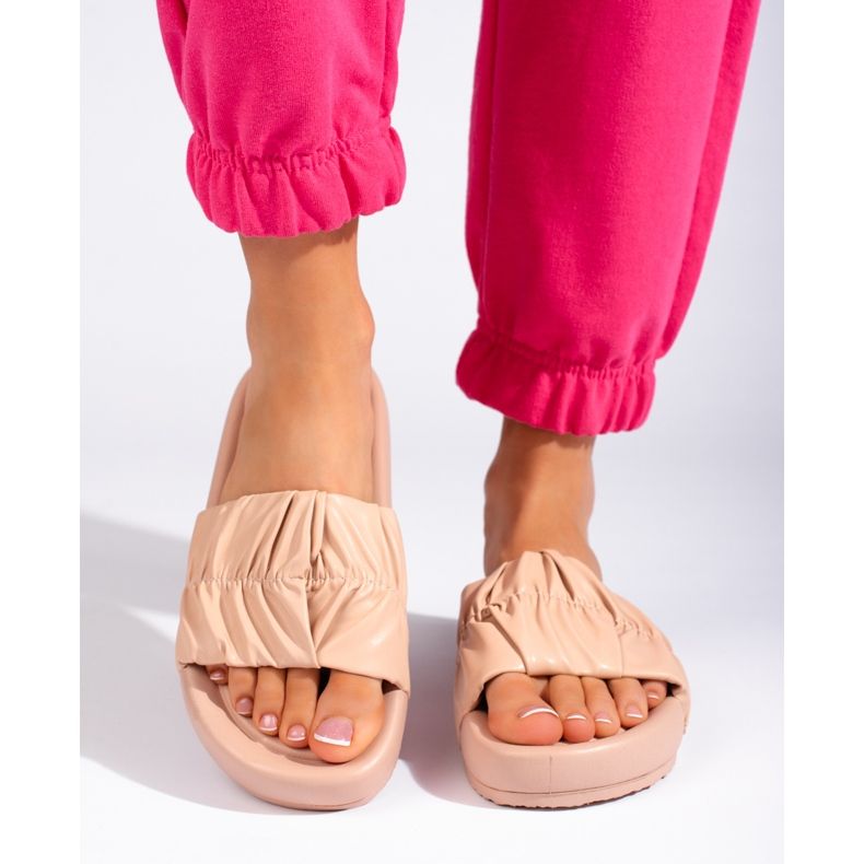 Beige dameflip-flops 1