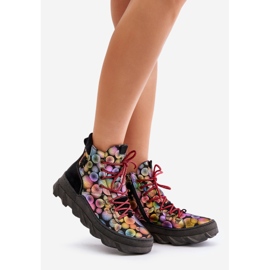 Læder Dame Varme Ankelstøvler Maciejka 06146-39 Multicolor flerfarvet 1