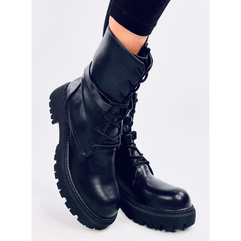Snørestøvler Barkley Black sort 2