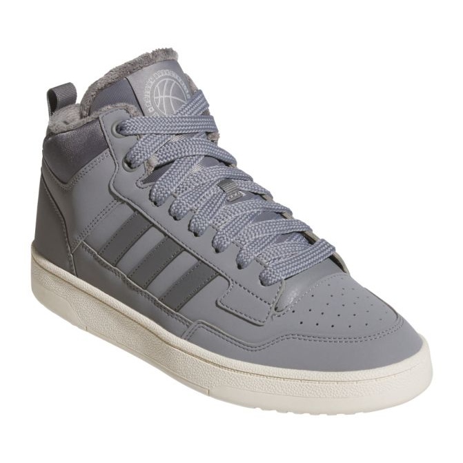 Adidas Rapid Court Mid Winterized JR0169 sko grå 1