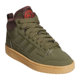 Adidas Rapid Court Mid Winterized JR2813 sko grøn 1