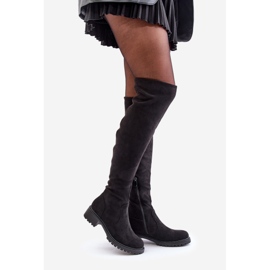 Over-the-knee Flade Støvler Sort Filora 1