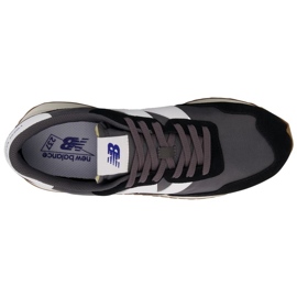 New Balance mænds sneakers, livsstils sportssko, ruskind, sort (MS237GA) 1