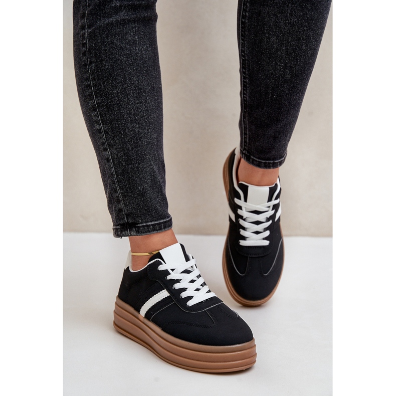 Platform sneakers til kvinder Sort Dravinnia 2
