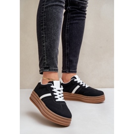 Platform sneakers til kvinder Sort Dravinnia 1