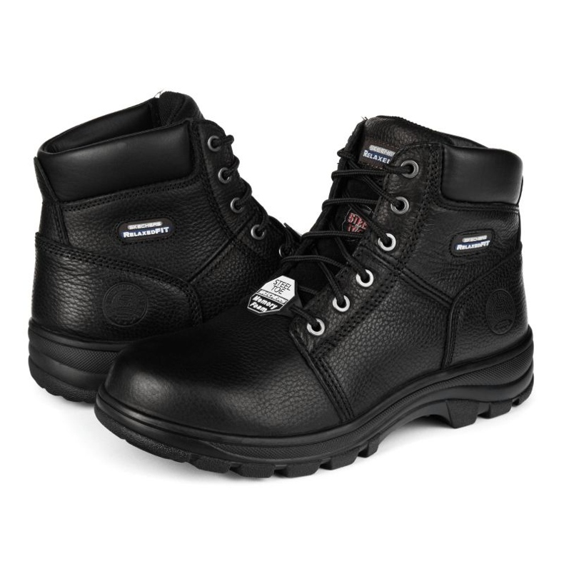 Skechers Workshire 77009EC/BLK sko sort 2
