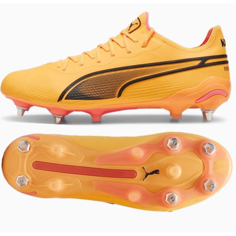 Puma King Ultimate MxSG 107562 04 sko orange 1