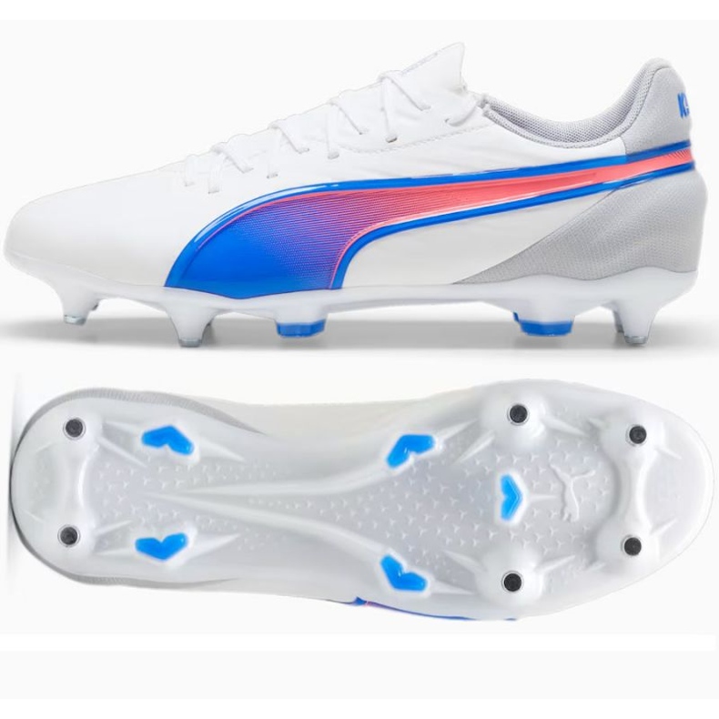 Puma King Match MxSG 107875-02 sko hvid 1
