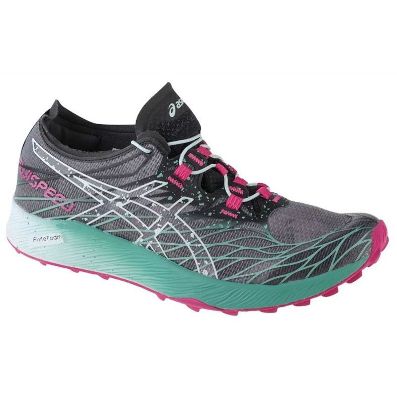 Asics Fujispeed 1012B176-001 sko sort grå 1