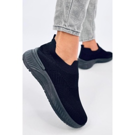 Suare Allblack sock sportssko - Inello sort 2