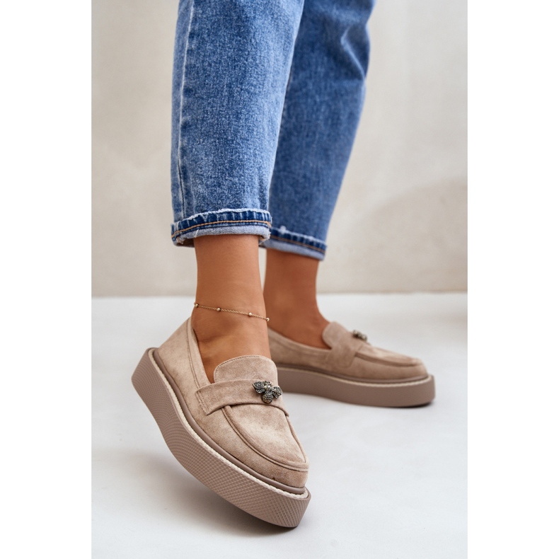 Mokkasiner Model 6680 Beige 1