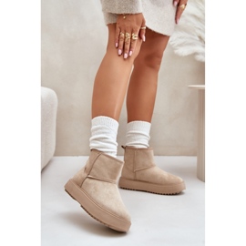 Snestøvler Model 24BT26-7408 Beige 1