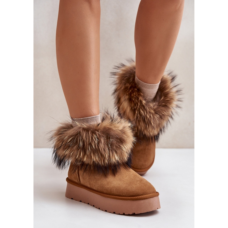 Snestøvler Model W5893 Camel brun 1