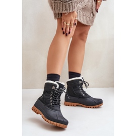 Lee Cooper LCJ-24-44-2868 Sorte snestøvler 1