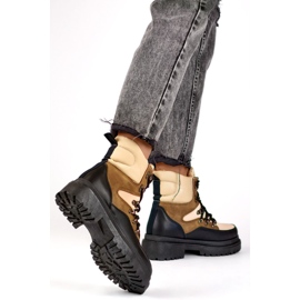 Trappers Model A-852KH Beige/Sort 1