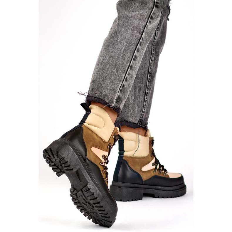 Trappers Model A-852KH Beige/Sort 1