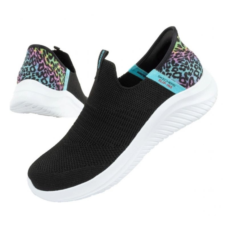 Skechers 303801L/BKMT sko sort 1