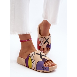 Flip-flops CK240P til kvinder beige 1