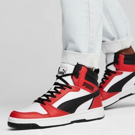 Puma Rebound v6 sko 392326-04 rød 1