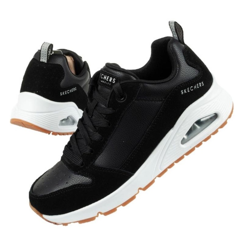 Skechers Uno-Solid Air 155132/BLK sko sort 1