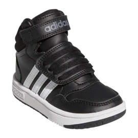 Adidas Hoops Mid Shoes With Velcro GW0408 sportssko, sort 1
