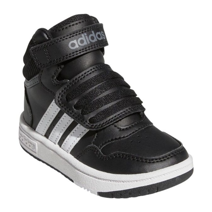 Adidas Hoops Mid Shoes With Velcro GW0408 sportssko, sort 1