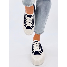 Sorte platformssneakers til kvinder 1
