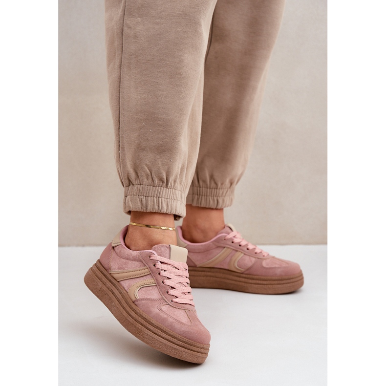 Sneakers til kvinder, lyserøde 2
