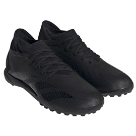 Adidas Predator Accuracy.3 Tf M GW4639 fodboldsko sort sort 3