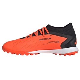 Adidas Predator Accuracy.3 Tf M GW4638 fodboldsko orange appelsiner og røde 3