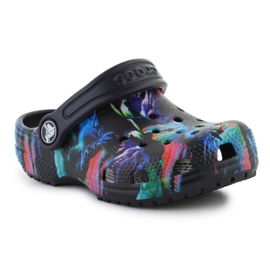 Crocs Classic Dino Clog Jr 208303-4LF hjemmesko sort 5