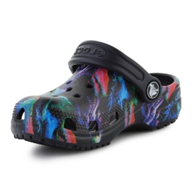Crocs Classic Dino Clog Jr 208303-4LF hjemmesko sort 7