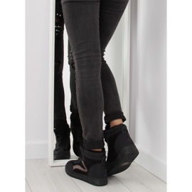 Sorte isolerede sneakers BOK-1103 sorte 1