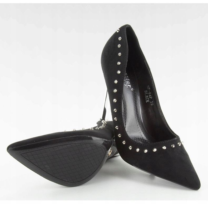 Ruskindhæl med sorte nf-04p sorte nitter 2