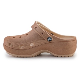 Crocs Classic Platform Glitter Clog 207241-2DS flip-flops brun 5
