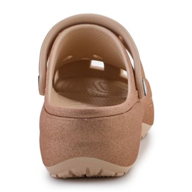 Crocs Classic Platform Glitter Clog 207241-2DS flip-flops brun 6