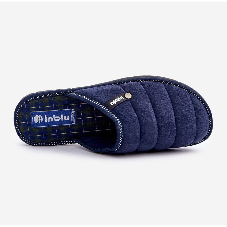Inblu Komfortable hjemmesko til mænd, marineblå 2