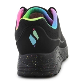 Skechers Uno Lite Rainbow Speckle sko 310456L-BKMT sort 4