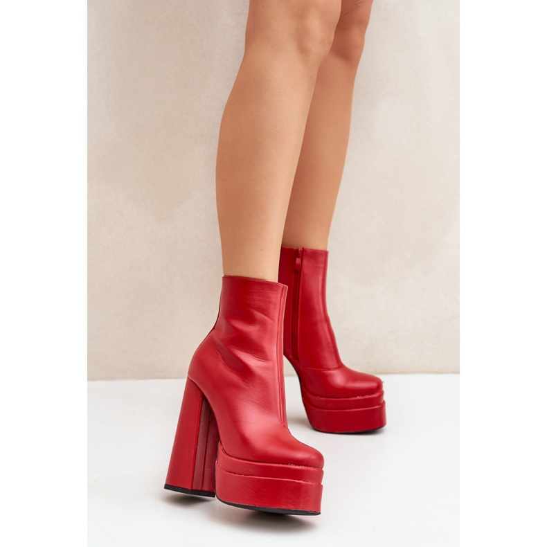 Støvler Model Selahra JA-26 Rød - Step in style 2
