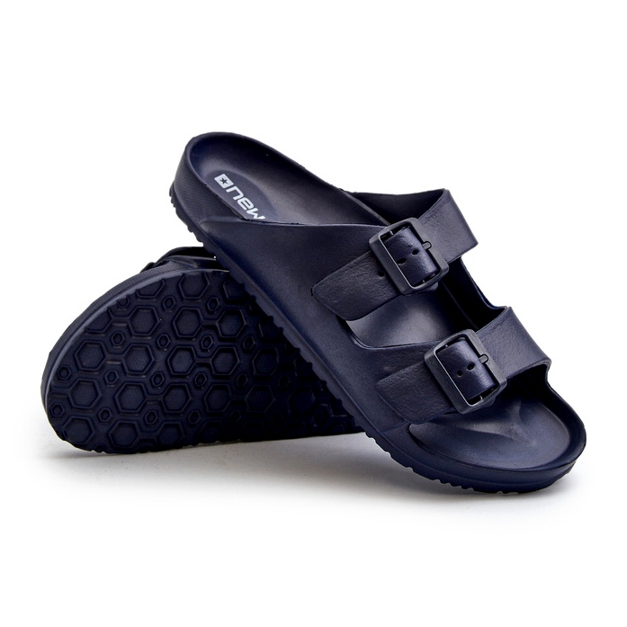 News Herre lette skumflip-flops med spænder, marineblå Avatara 2