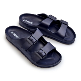 News Herre lette skumflip-flops med spænder, marineblå Avatara 3