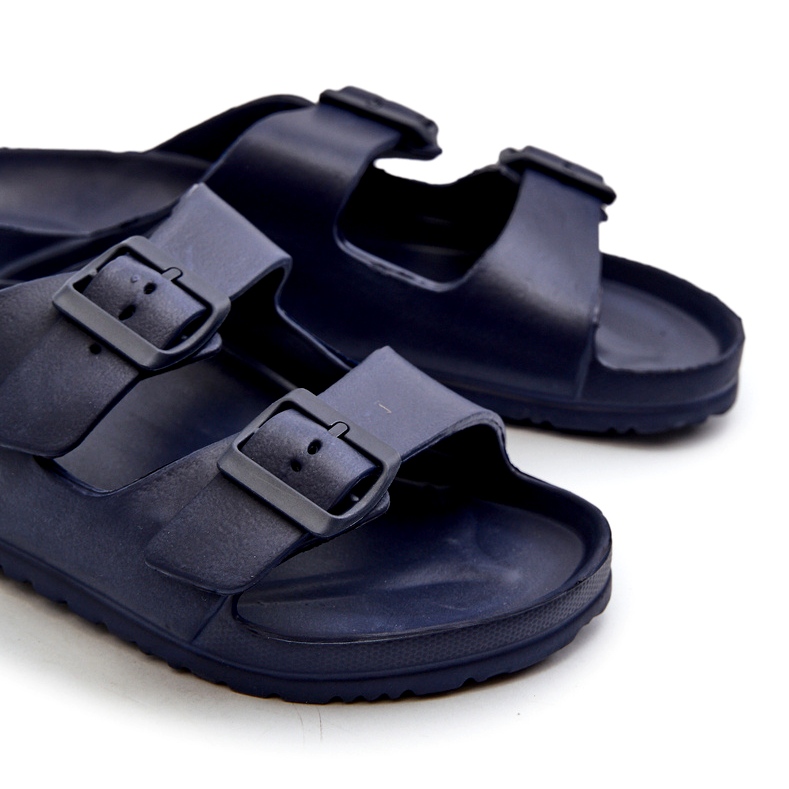 News Herre lette skumflip-flops med spænder, marineblå Avatara 4