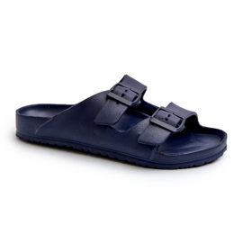 News Herre lette skumflip-flops med spænder, marineblå Avatara 5