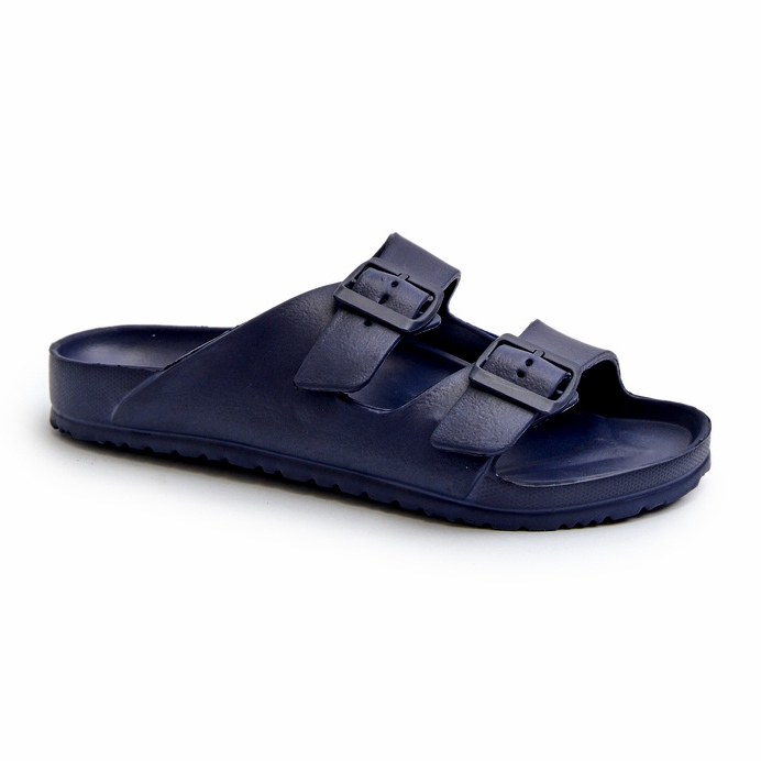 News Herre lette skumflip-flops med spænder, marineblå Avatara 5