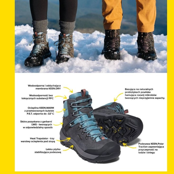 KEEN Revel Iv Mid sko KE-1023629 grå 2